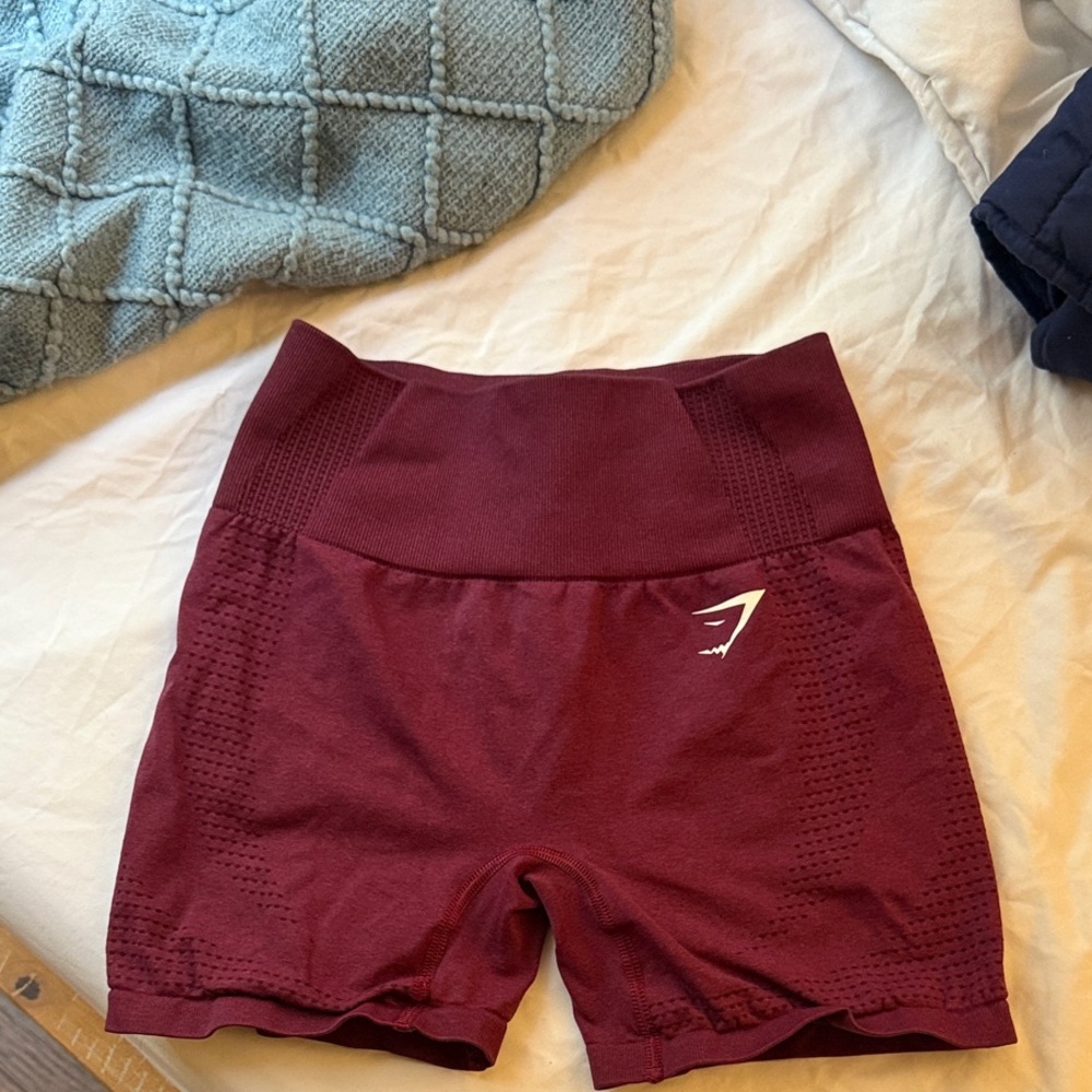 Gymshark Athletic Shorts - Burgundy